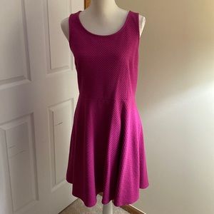 Old Navy,  ottomans dress, size large, magenta